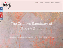 Tablet Screenshot of bethgrant.com